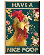 Have A Nice Poop Chicken 16x24 Poster front
