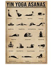 Yin Yoga Asanas 11x17 Poster front
