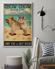 Beach Life Sandy Toes Chow Chow 11x17 Poster lifestyle-poster-1
