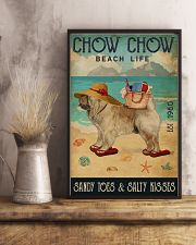 Beach Life Sandy Toes Chow Chow 11x17 Poster lifestyle-poster-3
