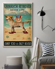 Beach Life Sandy Toes Labrador Retriever 11x17 Poster lifestyle-poster-1