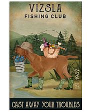 Fishing Cast Away Vizsla 11x17 Poster front