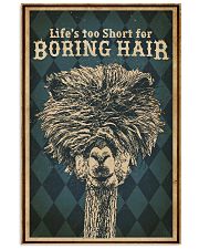 Life's Too Short For Boring Hair Alpaca 16x24 Poster front