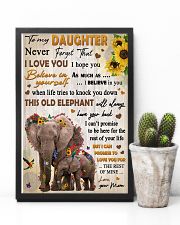To Daughter Never Forget That I Love You Elephant 11x17 Poster lifestyle-poster-8