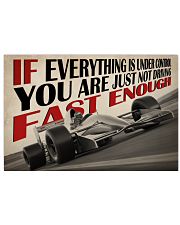 Not Fast Enough Car Racing 24x16 Poster front