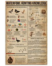 Waterfowl Hunting Knowledge 11x17 Poster front