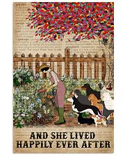 Dictionary Lived Happily Gardening Dogs 16x24 Poster front