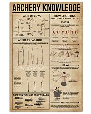 Archery Knowledge 11x17 Poster front