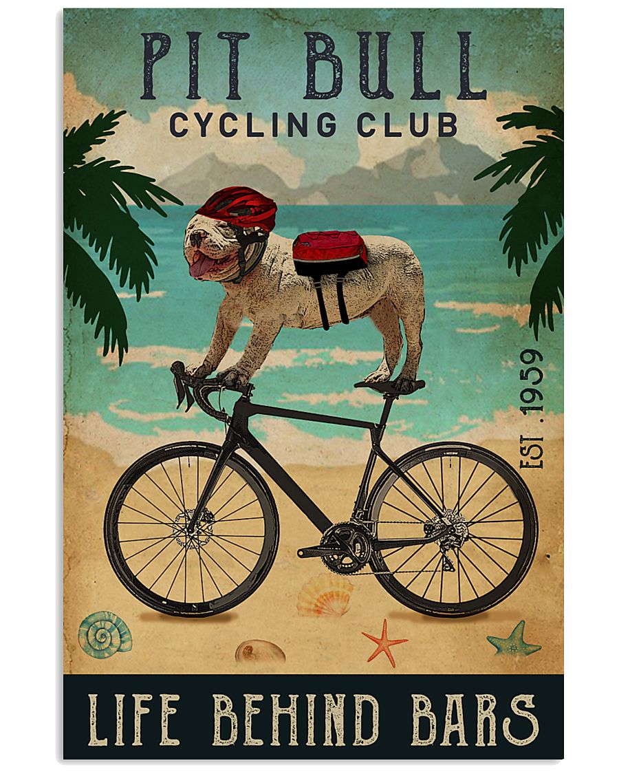 Cycling Club Pit Bull 11x17 Poster
