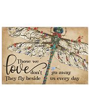 They Fly Beside Us Every Day Dragonfly 17x11 Poster front