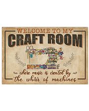 Welcome To My Craft Room Sewing 17x11 Poster front