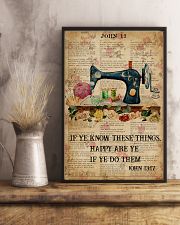 Happy Are Ye If Ye Do Them Sewing Bible 11x17 Poster lifestyle-poster-3
