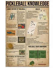Pickleball Knowledge 11x17 Poster front
