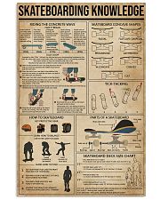 Skateboarding Knowledge 11x17 Poster front