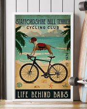 Cycling Club Staffordshire Bull Terrier 11x17 Poster lifestyle-poster-4