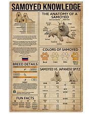 Samoyed Knowledge 11x17 Poster front