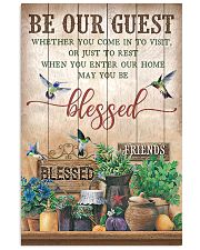 Pallet Hummingbird Be Our Guest 11x17 Poster front