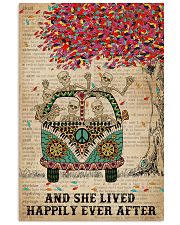 Dictionary And She Lived Happily Skeleton 11x17 Poster front