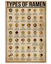 Types Of Ramen 11x17 Poster front