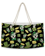Pit Bull Clover And Coin St Patrick's Day Weekender Tote thumbnail