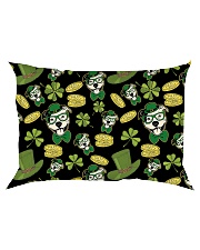 Pit Bull Clover And Coin St Patrick's Day Rectangular Pillowcase thumbnail