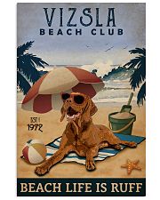 Vintage Beach Club Is Vizsla 11x17 Poster front