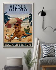Vintage Beach Club Is Vizsla 11x17 Poster lifestyle-poster-1