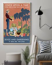 Vintage Once Upon A Time Gardening Corgi 11x17 Poster lifestyle-poster-1