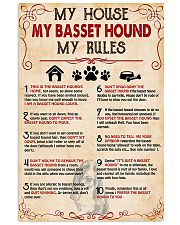 My Basset Hound My House My Rules 11x17 Poster front