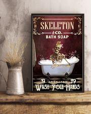 Red Bath Soap Skeleton 11x17 Poster lifestyle-poster-3