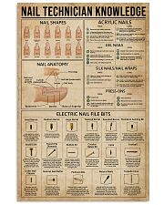 Nail Technician Knowledge 11x17 Poster front