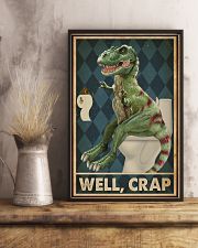 Retro Restroom Dinosaur Well Crap 16x24 Poster lifestyle-poster-3