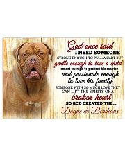 God Once Said Dogue De Bordeaux 17x11 Poster front