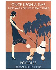 Vintage Girl Once Upon A Time Poodle 11x17 Poster front