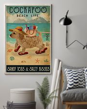 Beach Life Sandy Toes Cockapoo 11x17 Poster lifestyle-poster-1
