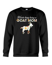 Kinda Busy Being A Goat Mom Crewneck Sweatshirt thumbnail