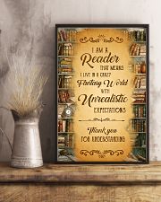 Books I Am A Reader 11x17 Poster lifestyle-poster-3