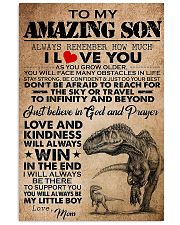 Dinosaur To My Amazing Son I Love You 11x17 Poster front