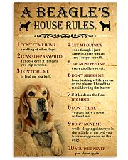 A Beagle's House Rules 11x17 Poster front