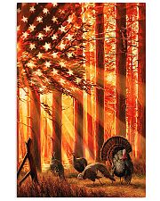 Hunting Turkey In The Sun Flag 11x17 Poster front