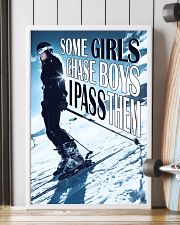 Skiing Some Girls Chase Boys 16x24 Poster lifestyle-poster-4