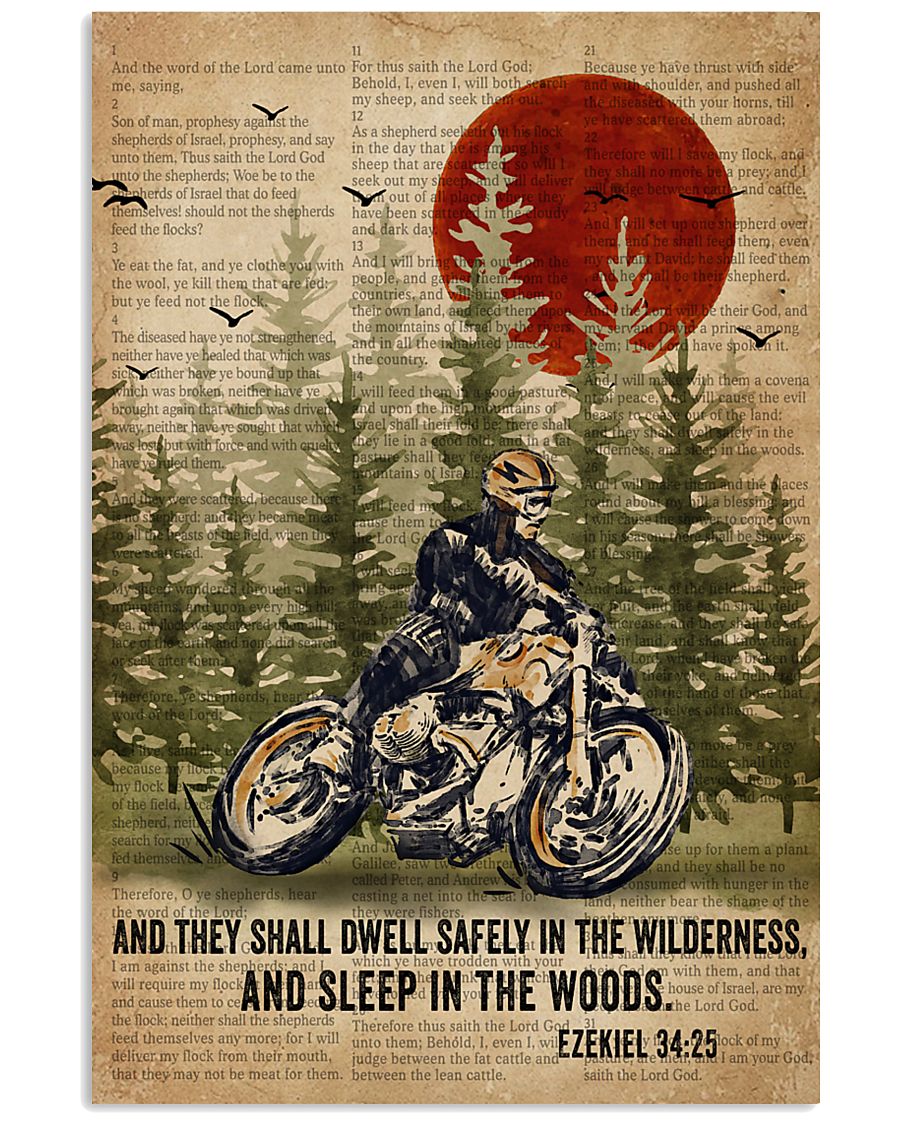 Bible Sleep In The Woods Motor 11x17 Poster