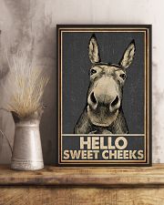 Gray Hello Sweet Cheeks Donkey 16x24 Poster lifestyle-poster-3