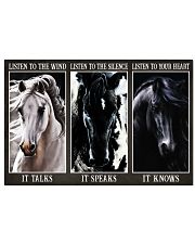 Horse Listen To Your Heart 24x16 Poster front