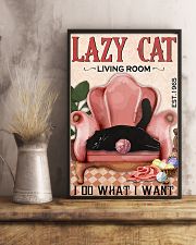 Living Room Do What I Want Cat 11x17 Poster lifestyle-poster-3