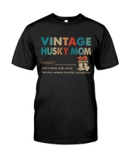 Vintage Dog Mom Husky - On Sale Classic T-Shirt front