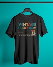 Vintage Dog Mom Husky - On Sale Classic T-Shirt lifestyle-mens-crewneck-front-3