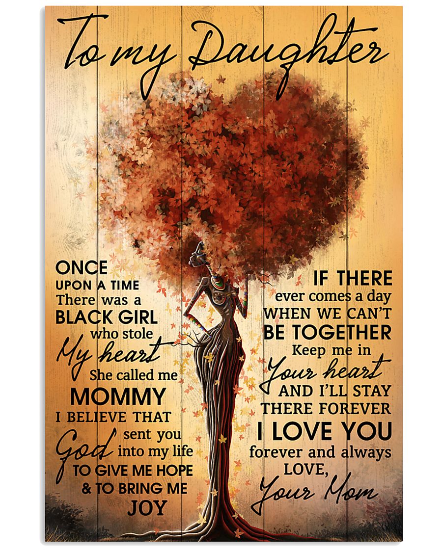 Mom To Daughter Once Upon A Time Black Tree 11x17 Poster
