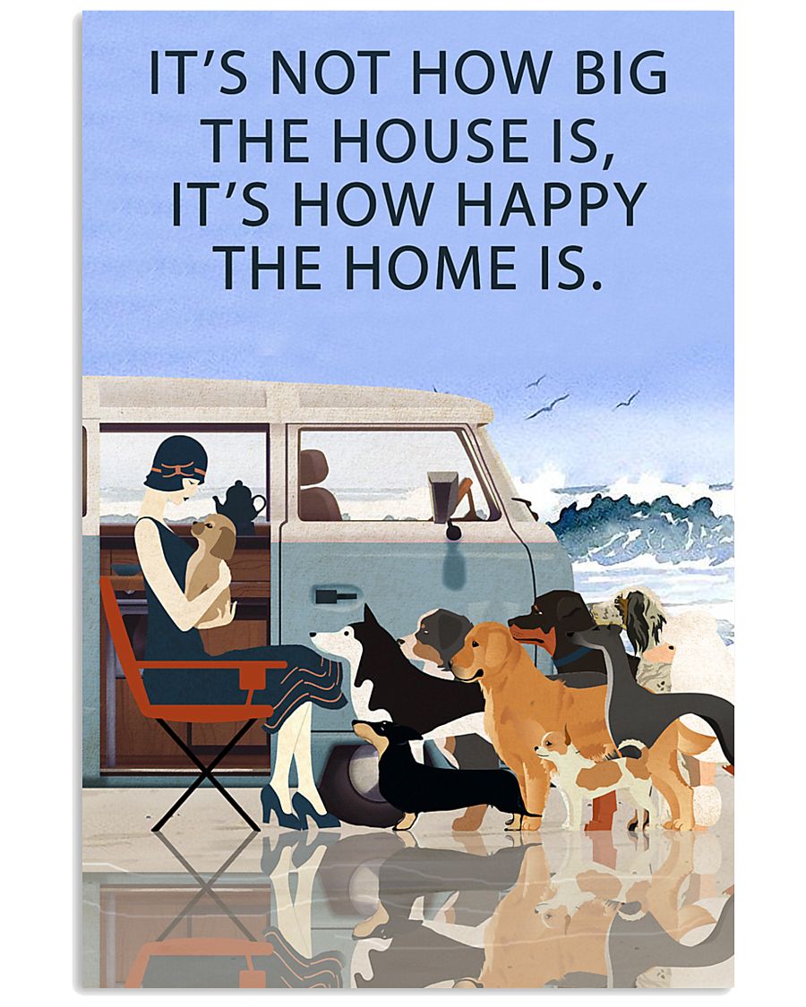 Beach Camper How Happy The Home Is 11x17 Poster