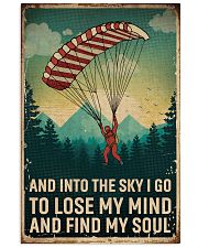 Retro Sky Find My Soul Parachuting 11x17 Poster front